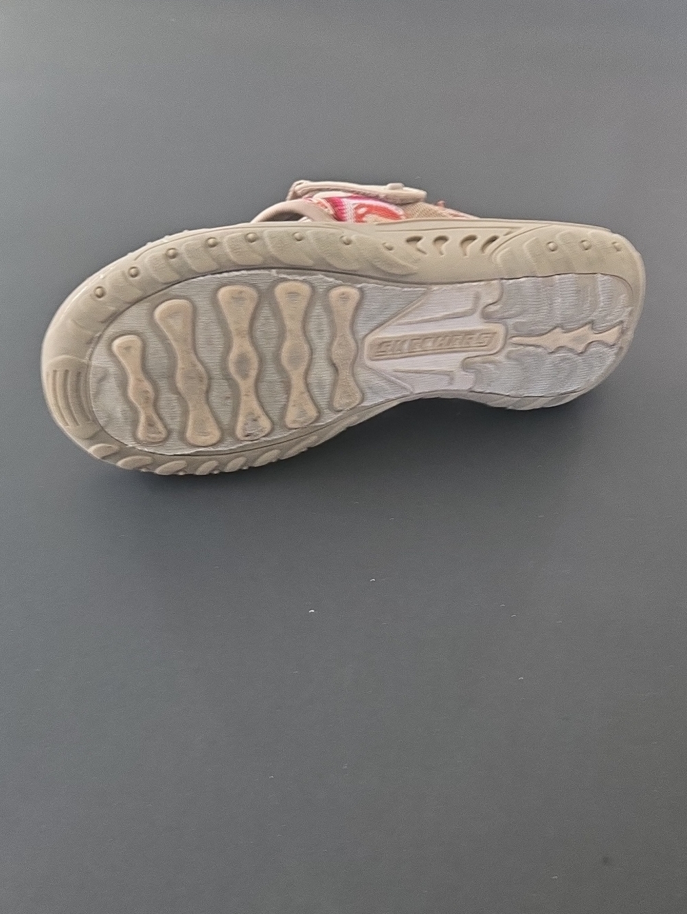 SKECHERS Slide Sandal with Pink Patterned Straps - Picture 6 of 6